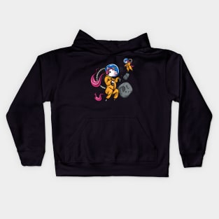 Unicorn Space Astronaut Kids Hoodie